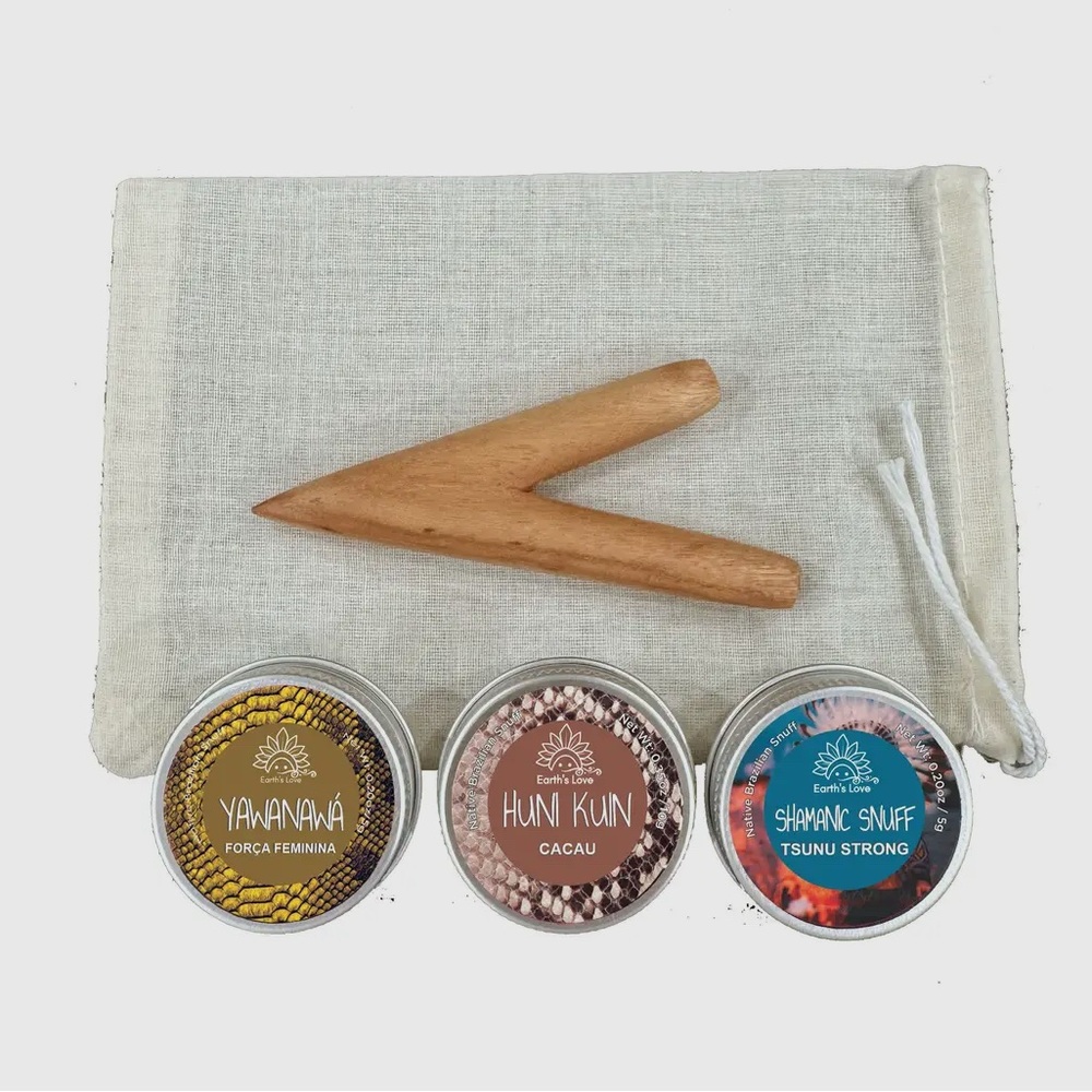 Earth’s Love Indigenous Ceremonial Kit with Kuripe - 5g
